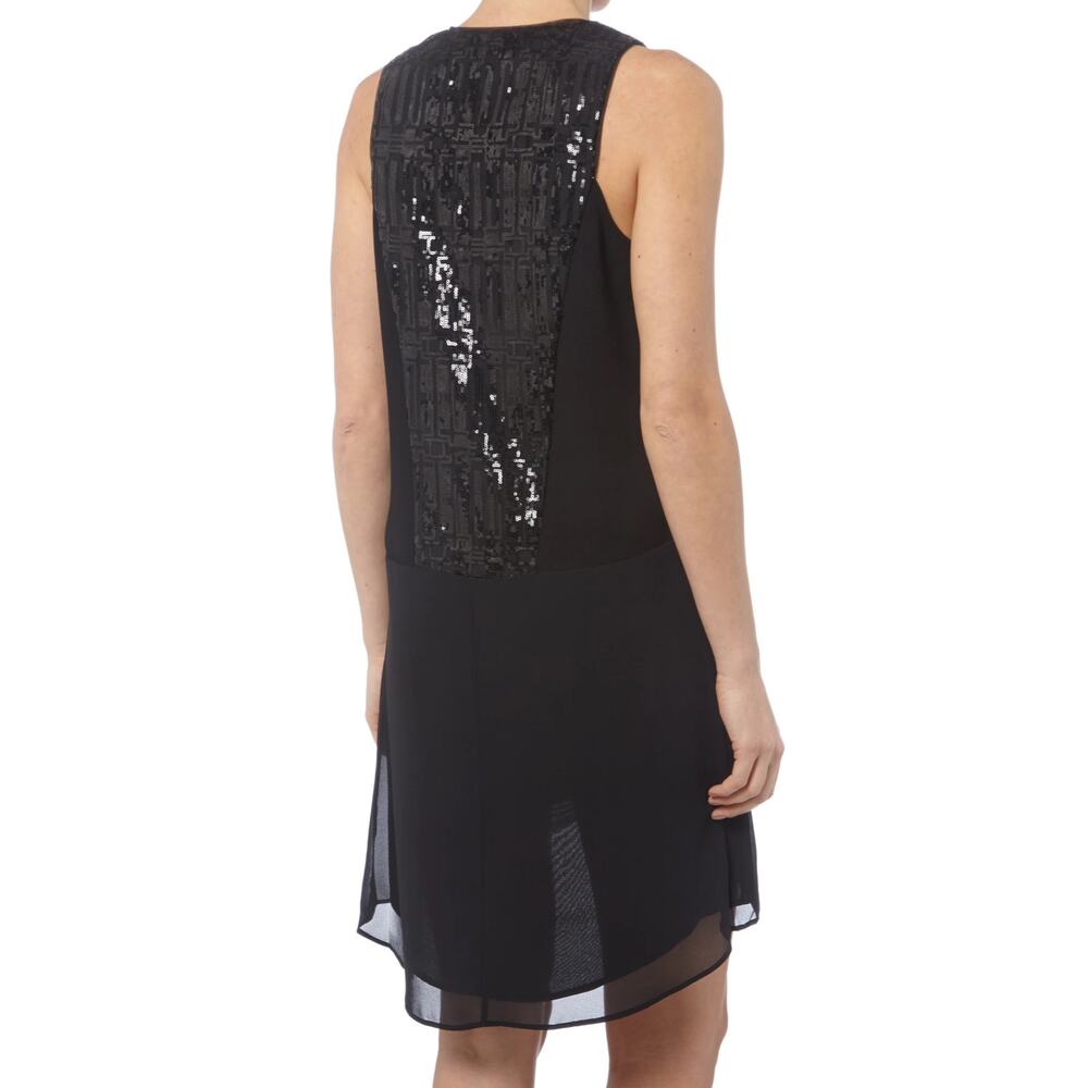 Bcbgeneration Black Sequin Detail Shift Dress | S… - image 2